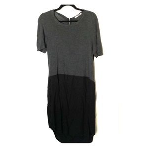 Evereve gray abs black dress.